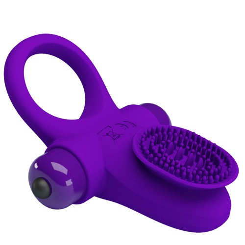 Pretty Love Vibrating Cock Ring II - Purple  3