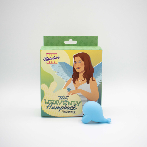 The Heavenly Humpback Finger Bullet Vibrator -  Blue  3
