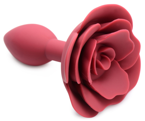 Booty Bloom Silicone Rose Anal Plug - Small  2