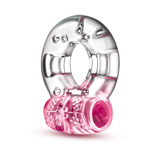 Play With Me - Arouser Vibrating C-Ring - Pink  5