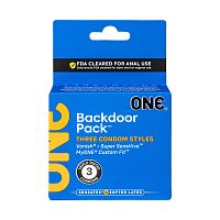 One Backdoor 3 Count Condoms