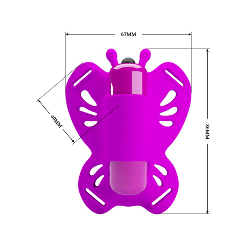 Pretty Love Sloane Battery Powered Clit Stim -  Fuchsia  2