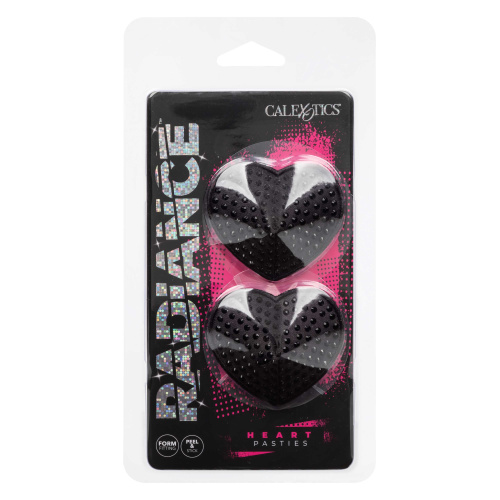 Radiance Heart Pasties - Black  2