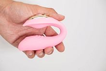 Harmonie Rechargeable Remote Silicone Bendable  Vibrator - Pink