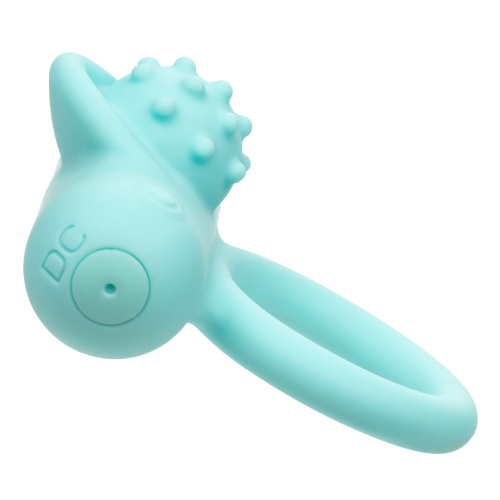 Silicone Rechargeable Nubby Lover's Delight - Blue  5
