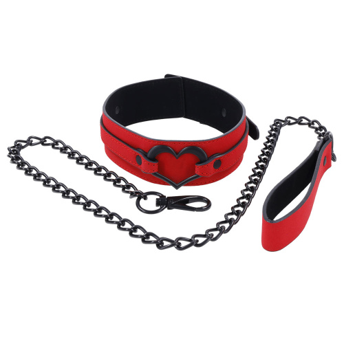 Amor Collar and Leash - Red  3