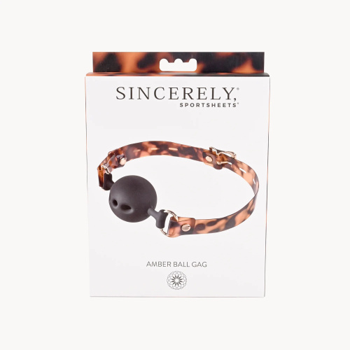 Sincerely Amber Ball Gag  3