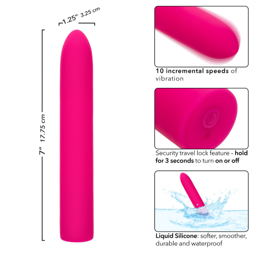 Rechargeable Classic Chic  Standard Vibrator - Pink  2
