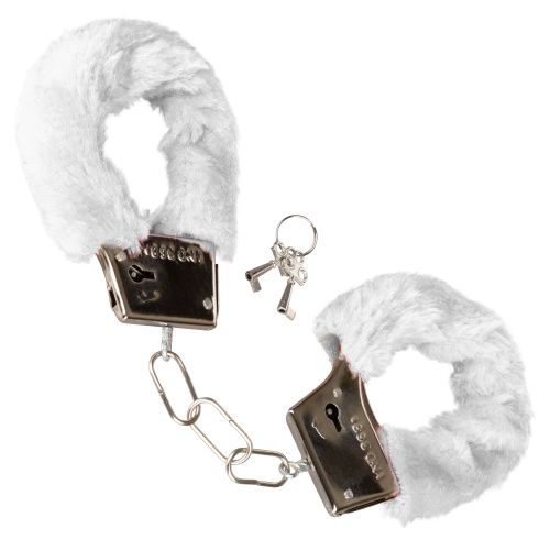 Playful Furry Cuffs - White  3