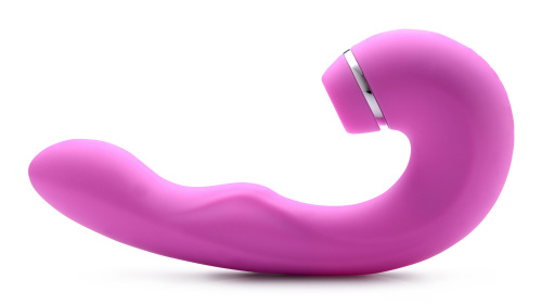 Shegasm 5 Star 10x Tapping G-Spot Vibe With Suction - Pink  5