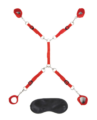 7 Pc Bed Spreader - Red  2