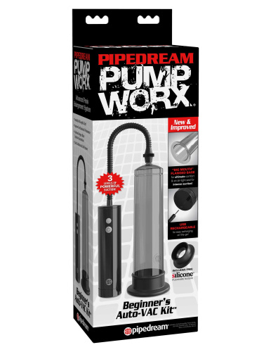 Pump Worx Beginners Rechargeable Auto Vac Kit - Smoke / Black  5