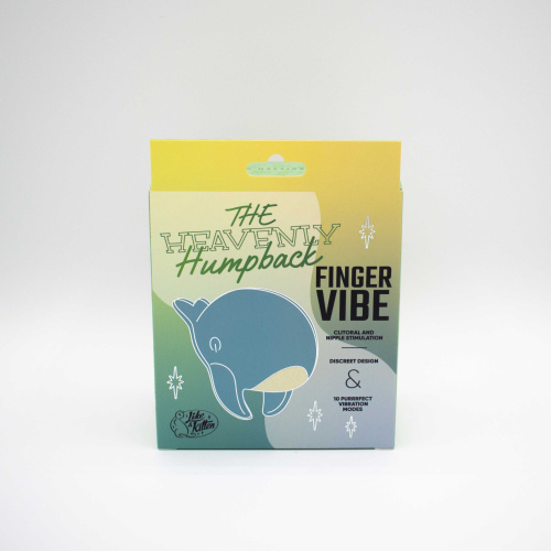 The Heavenly Humpback Finger Bullet Vibrator -  Blue  2