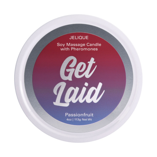 Mood Candle - Get Laid - Passion Fruit - 4 Oz. Jar  2
