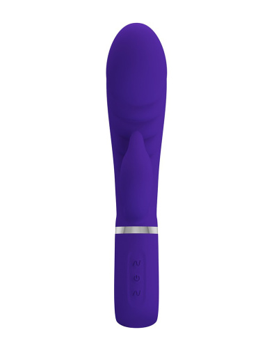 Prescott Super Soft Rabbit Silicone Vibrator -  Purple  4