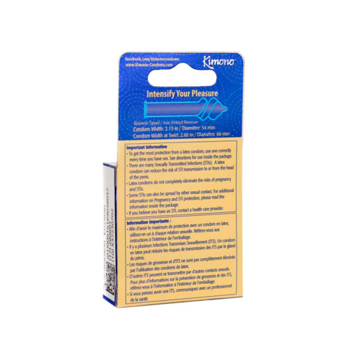 Kimono Swirl 3 Count Condoms  2