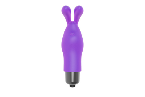 The 9's Flirt Finger Bunny Finger Vibrator - Purple  2