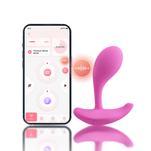 Oly 2 App-Enabled Wearable Vibrator - Pink  2