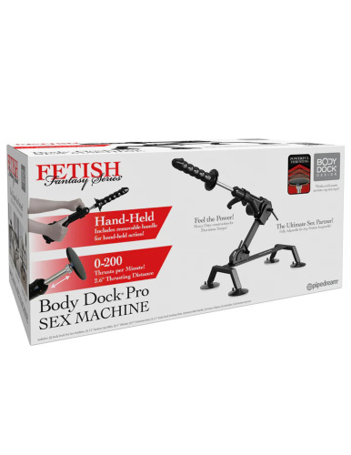 Fetish Fantasy Series Body Dock Sex Machine Black  3
