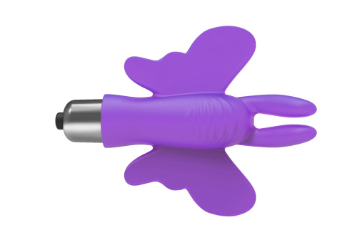 The 9's Flirt Finger Butterfly Finger Vibrator - Purple  5