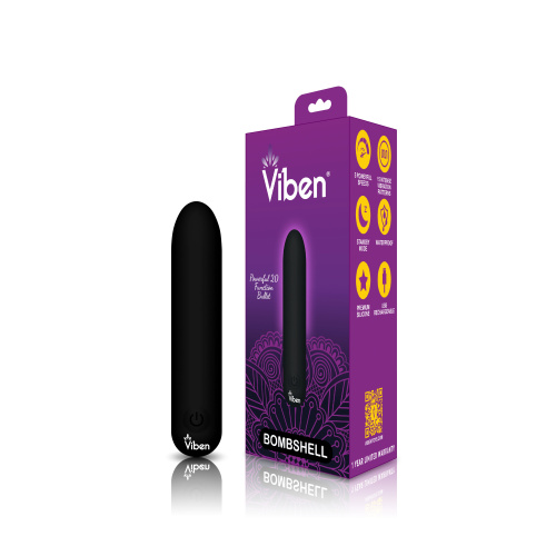 Bombshell Flexible Bullet - Black  5