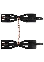 Brat Handcuffs - Black / Rose Gold