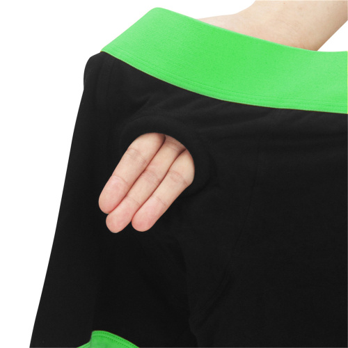 Get Lucky Strap on Boxer Shorts - Medium/large -  Black/green  5