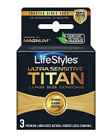 Lifestyles Ultra Sensitive Titan Large 3 Pack