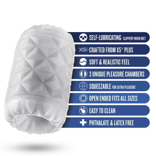 Rize - Reakt - Self-Lubricating Stroker - White  3