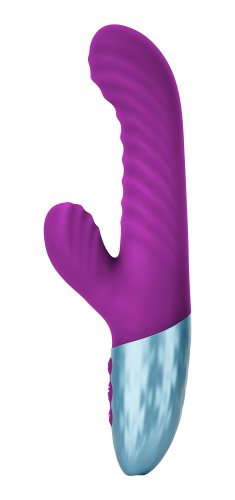 Delola Liquid Silicone Rabbit - Purple  5