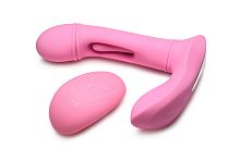 Flickers G-Flick Flicking G-Spot Vibrator With  Remote - Pink