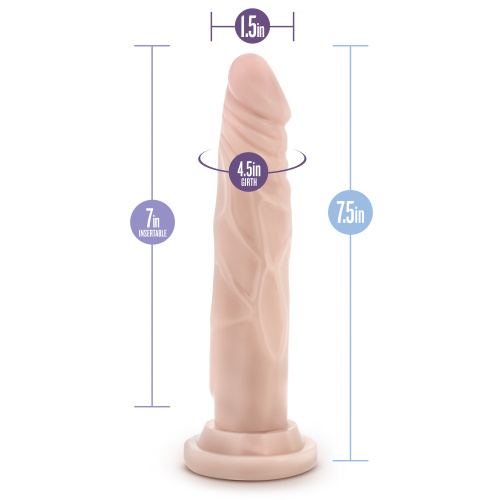 Dr. Skin - Realistic Cock - Basic 7.5 - Beige  5