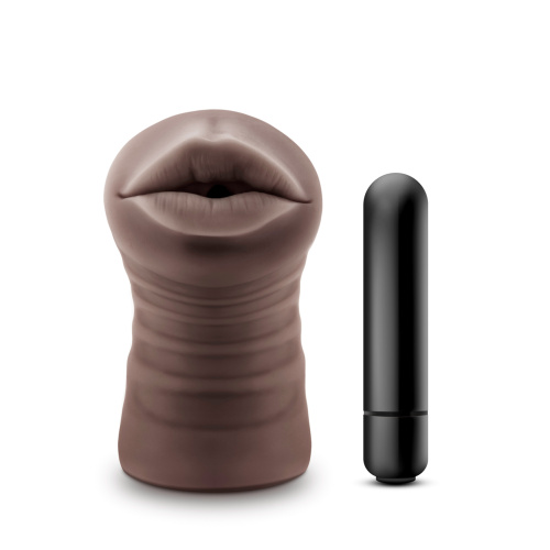Enlust - Krystal - Vibrating Stroker - Brown  5