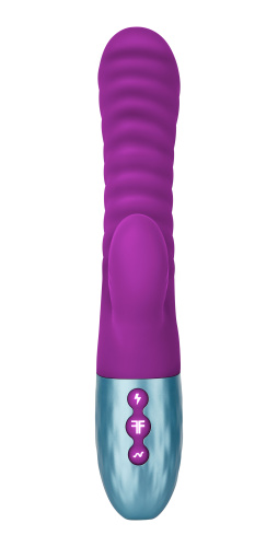 Delola Liquid Silicone Rabbit - Purple  4