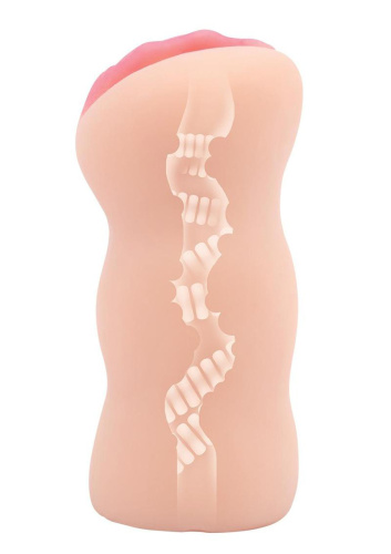 Stroke Off Super Tight Vibe Stroker - Light  4