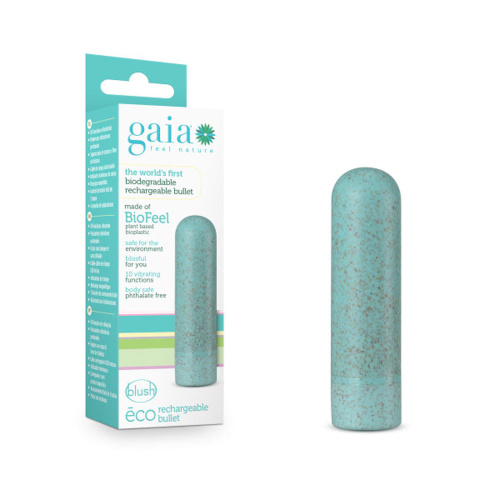 Gaia  Eco Rechargeable Bullet - Aqua  3