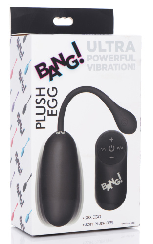 28x Plush Egg and Remote - Black  2