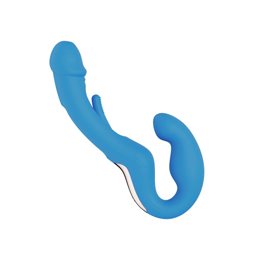 Harmony Duo App-Controlled Strapless Strap-on - Blue  2