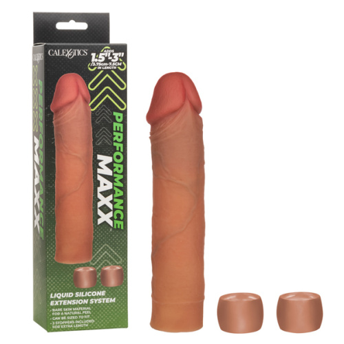 Performance Maxx Liquid Silicone Extension System - Brown  2