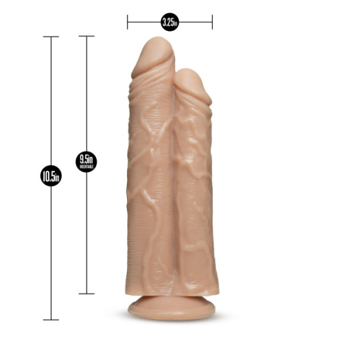 Dr. Skin - Double Trouble - Double Shaft Dildo -  Vanilla  2