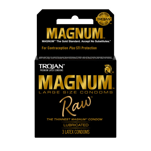 Trojan Magnum Raw 3 Ct Condoms  2