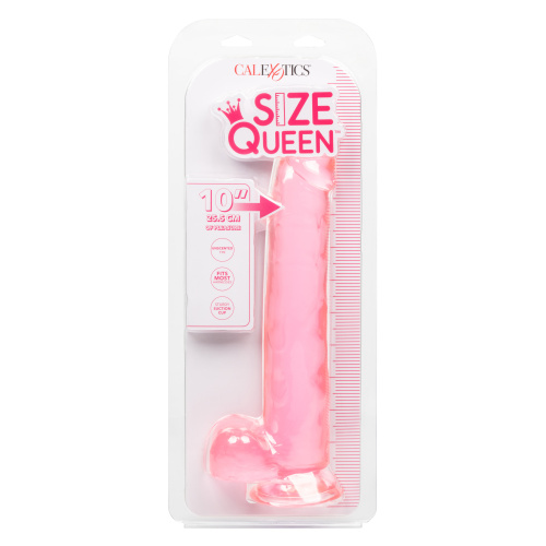 Size Queen 10 inch/25.5 Cm - Pink  2