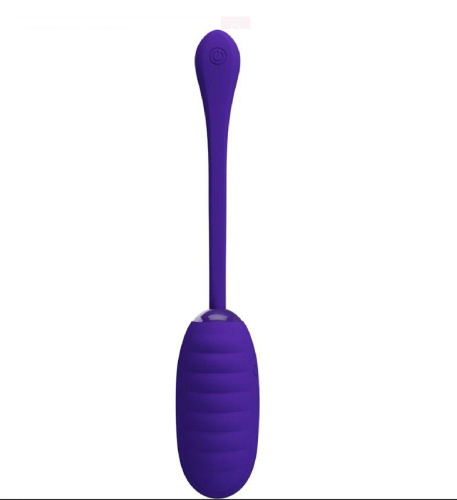 Kirk Rechargeable Vibrating Egg - Purple  5