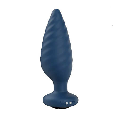 Noah - App Controlled Rotating Butt Plug - Blue  5