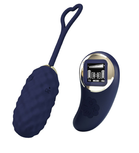 Vivian Remote Control Vibrating Egg - Blue  4