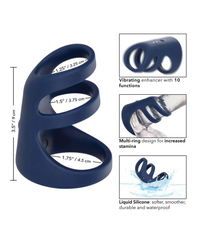 Viceroy Rechargeable Triple Cock Cage - Blue  5