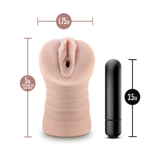 Enlust - Ayumi - Vibrating Stroker - Beige  3