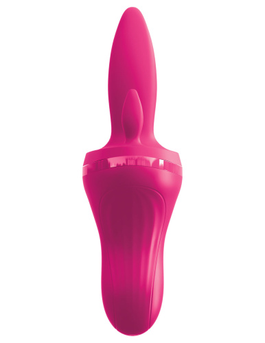 Threesome Holey Trinity Triple Tongue Vibrator -  Pink  4