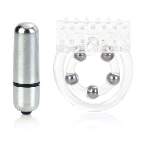 Maximus Enhancement Ring 5 Stroker Beads - Clear  3