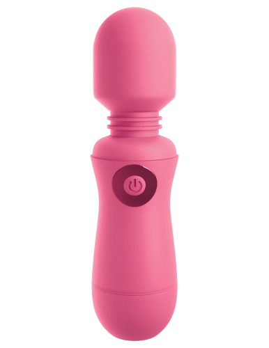 Omg! Wands Enjoy Rechargeable Vibrating Wand - Pink  2